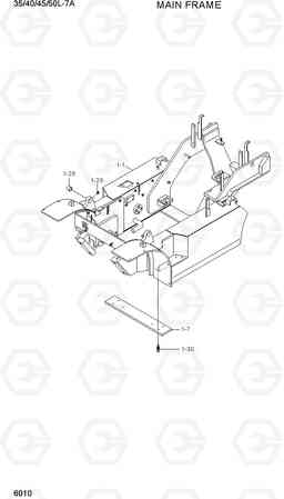 6010 MAIN FRAME 35/40/45/50L-7A, Hyundai