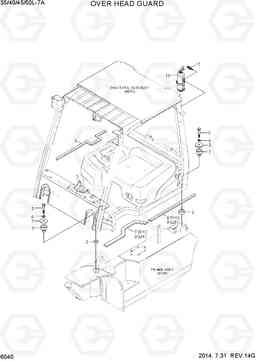 6040 OVER HEARD GUARD 35/40/45/50L-7A, Hyundai