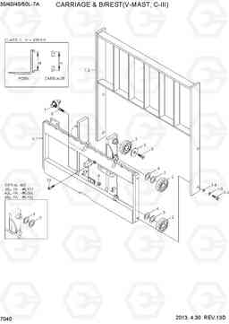 7040 CARR & B/REST (V-MAST, C-III) 35/40/45/50L-7A, Hyundai