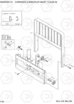 7140 CARR & B/REST (VF-MAST, C-III) 35/40/45/50L-7A, Hyundai