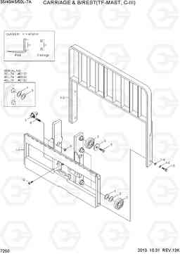 7250 CARR & B/REST (TF-MAST, C-III) 35/40/45/50L-7A, Hyundai