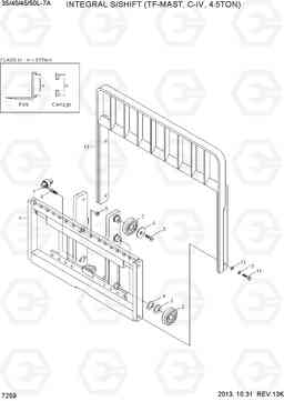 7259 INTEGRAL S/SHIFT(TF-MAST, C-IV, 4.5TON) 35/40/45/50L-7A, Hyundai