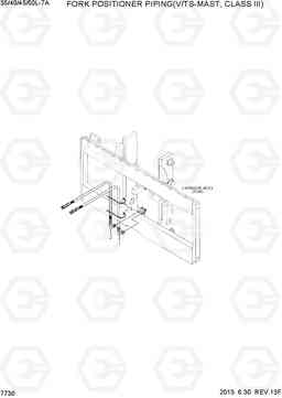 7730 FORK POSI PIPING(V/TS-MAST,CLASSIII) 35/40/45/50L-7A, Hyundai