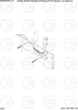 7740 FORK POSI PIPING(VF/TF-MAST,CLASSIII) 35/40/45/50L-7A, Hyundai