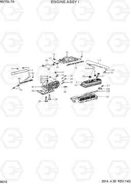 9010 ENGINE ASSY I 35/40/45/50L-7A, Hyundai