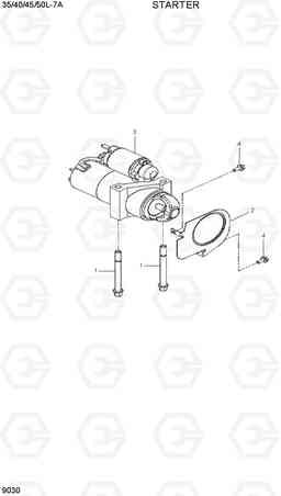 9030 STARTER 35/40/45/50L-7A, Hyundai