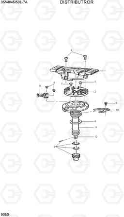 9050 DISTRIBUTOR 35/40/45/50L-7A, Hyundai