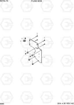 9060 FUSE BOX 35/40/45/50L-7A, Hyundai