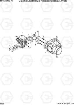 9090 MIXER/ELECTRONIC PRESSURE REGULATOR 35/40/45/50L-7A, Hyundai