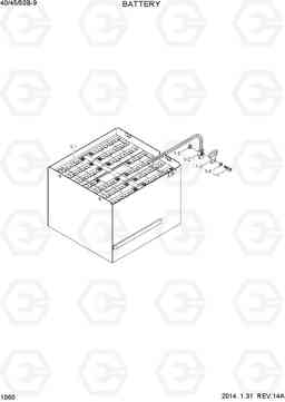 1060 BATTERY 40/45/50B-9, Hyundai