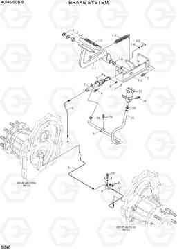 5040 BRAKE SYSTEM 40/45/50B-9, Hyundai