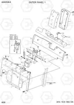 6020 OUTER PANEL 1 40/45/50B-9, Hyundai