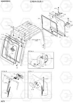 6075 CABIN SUB 1 40/45/50B-9, Hyundai