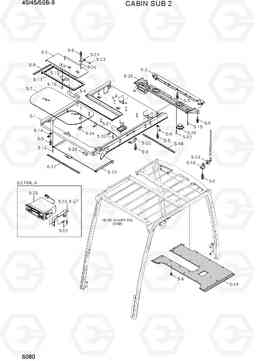 6080 CABIN SUB 2 40/45/50B-9, Hyundai