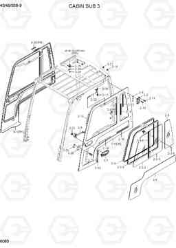 6090 CABIN SUB 3 40/45/50B-9, Hyundai