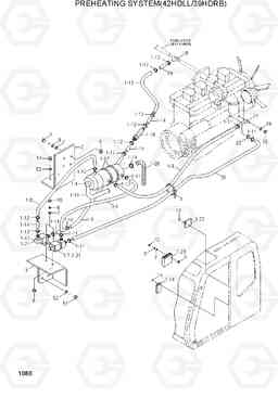 1080 PREHEATING SYSTEM(42HDLL/39HDRB) 42HDLL/39HDRB, Hyundai