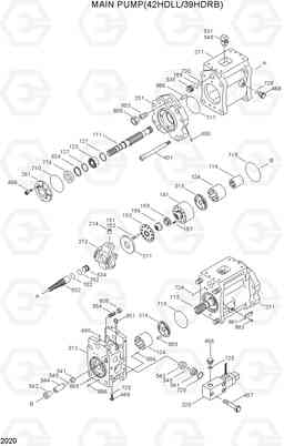 2020 MAIN PUMP(42HDLL/39HDRB) 42HDLL/39HDRB, Hyundai