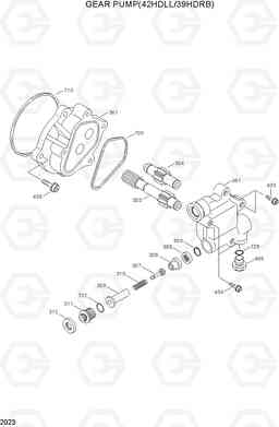 2023 GEAR PUMP(42HDLL/39HDRB) 42HDLL/39HDRB, Hyundai