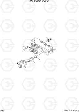 2442 SOLENOID VALVE 42HDLL/39HDRB, Hyundai