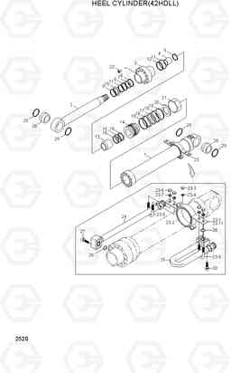 2520 HEEL CYLINDER(42HDLL) 42HDLL/39HDRB, Hyundai