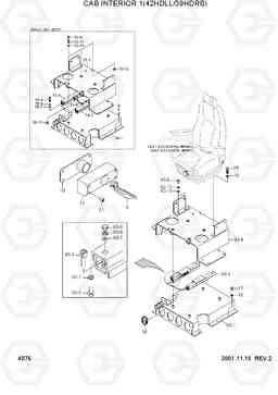 4076 CAB INTERIOR 1(42HDLL/39HDRB) 42HDLL/39HDRB, Hyundai