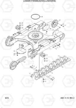 5410 LOWER FRAME(42HDLL/39HDRB) 42HDLL/39HDRB, Hyundai