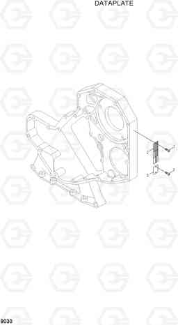 8030 DATAPLATE 42HDLL/39HDRB, Hyundai