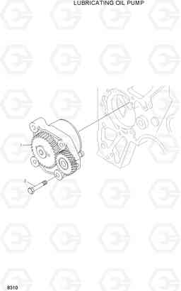 8310 LUBRICATING OIL PUMP 42HDLL/39HDRB, Hyundai