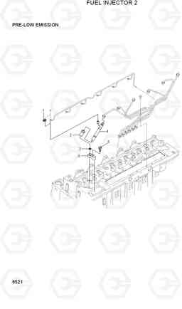 8521 FUEL INJECTOR 2 42HDLL/39HDRB, Hyundai