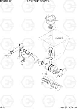 1020 AIR INTAKE SYSTEM 50/60/70D-7A, Hyundai