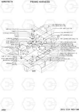 2050 FRAME HARNESS 50/60/70D-7A, Hyundai