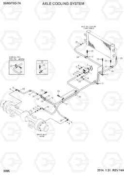 3095 AXLE COOLING SYSTEM 50/60/70D-7A, Hyundai