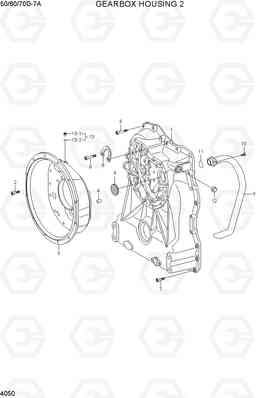 4050 GEARBOX HOUSING 2 50/60/70D-7A, Hyundai