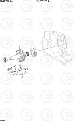 4100 OUTPUT 1 50/60/70D-7A, Hyundai