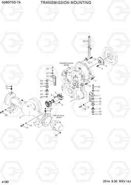 4180 TRANSMISSION MOUNTING 50/60/70D-7A, Hyundai