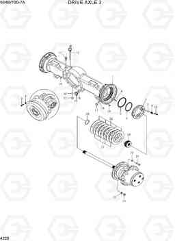 4220 DRIVE AXLE 3 50/60/70D-7A, Hyundai