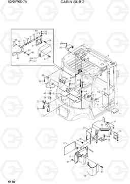 6130 CABIN SUB 2 50/60/70D-7A, Hyundai