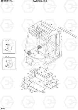 6140 CABIN SUB 3 50/60/70D-7A, Hyundai