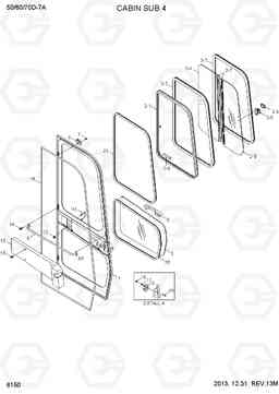 6150 CABIN SUB 4 50/60/70D-7A, Hyundai