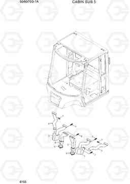 6155 CABIN SUB 5 50/60/70D-7A, Hyundai