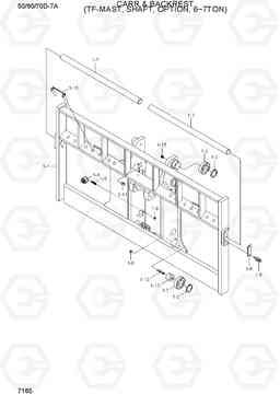 7165 INT S/SHIFT & CARRIAGE(TF-MAST, 5TON) 50/60/70D-7A, Hyundai