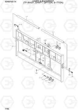 7165 INT S/SHIFT & CARRIAGE(TF-MAST, 5TON) 50/60/70D-7A, Hyundai