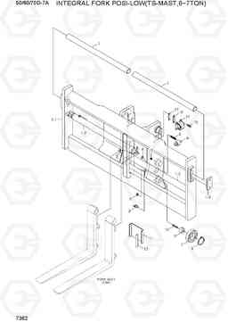 7362 INT F/POSITIONER-LOW(TS-MAST,6/7TON) 50/60/70D-7A, Hyundai