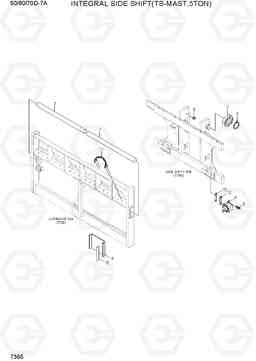 7365 INT S/SHIFT & CARRIAGE(TS-MAST,5TON) 50/60/70D-7A, Hyundai