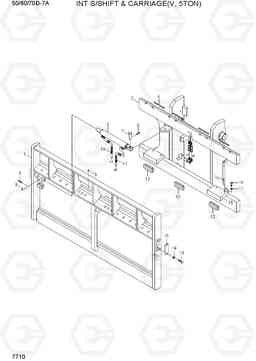 7710 INT S/SHIFT & CARRIAGE (V, 5TON) 50/60/70D-7A, Hyundai