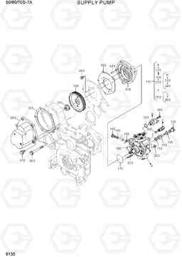 9130 SUPPLY PUMP 50/60/70D-7A, Hyundai