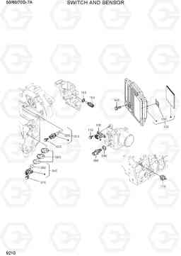 9210 SWITCH AND SENSOR 50/60/70D-7A, Hyundai