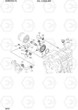 9410 OIL COOLER 50/60/70D-7A, Hyundai