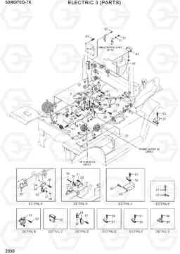 2030 ELECTRIC 3 (PARTS) 50/60/70D-7K, Hyundai