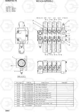 3A41 MCV (4-SPOOL,NEW) 50/60/70D-7K, Hyundai